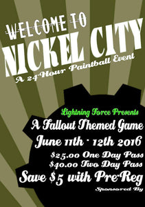 Nickel City Scenario Paintball event @ Grc Paintball