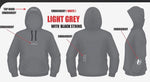 Snips hoodie  (light grey )
