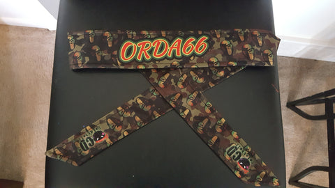 Orda66paintball OCD Fearless Headbands- Rasta