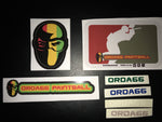 Orda66paintball Platinum sticker/Decal 6 piece package