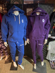 Rude  Collection- Hoodies/ Sweatpants -Purple